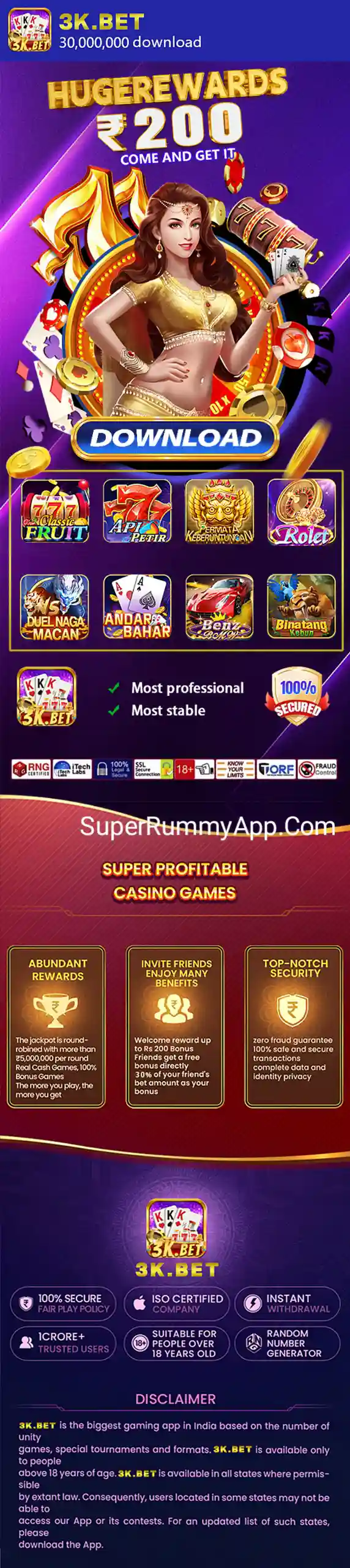 3K Bet Apk - All Rummy App