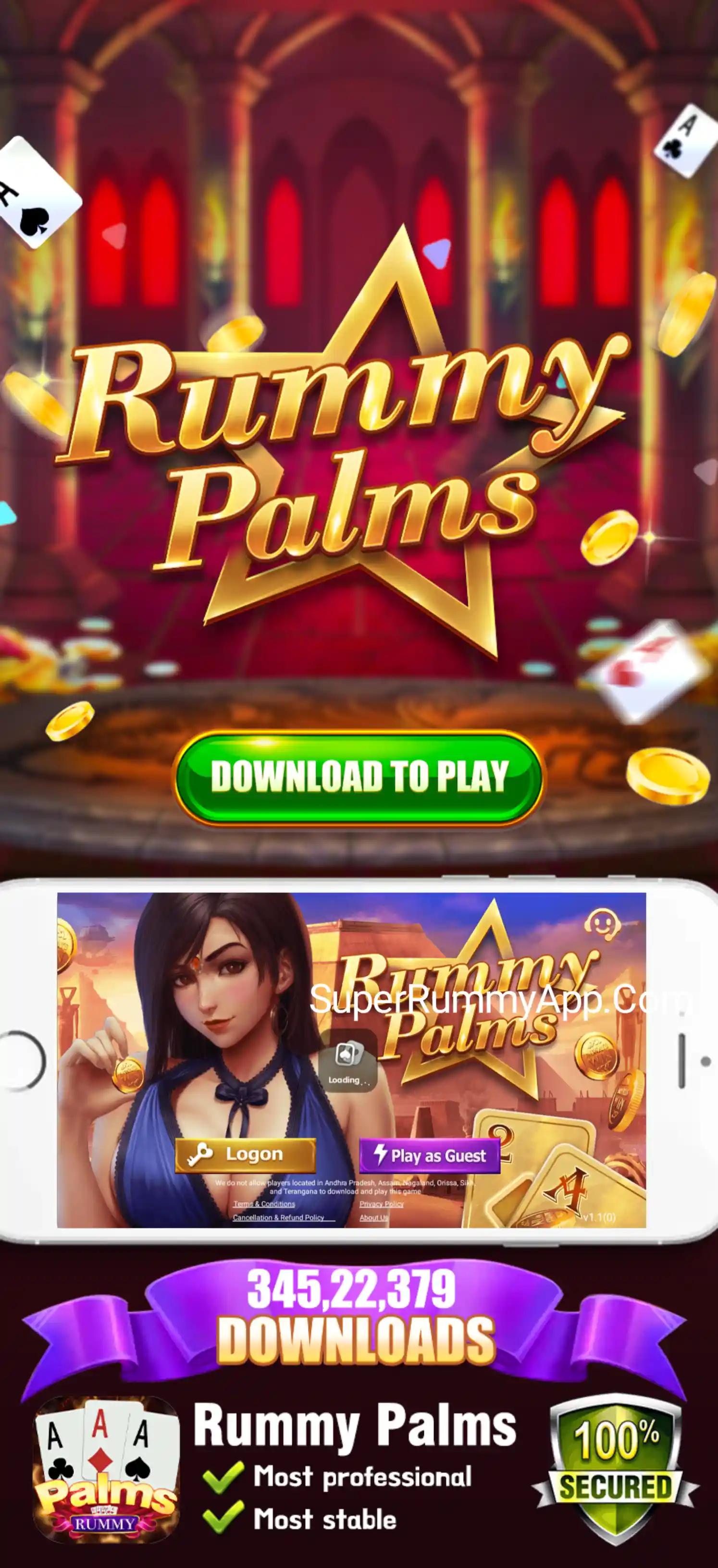 Rummy Palms Apk Download - Super Rummy App