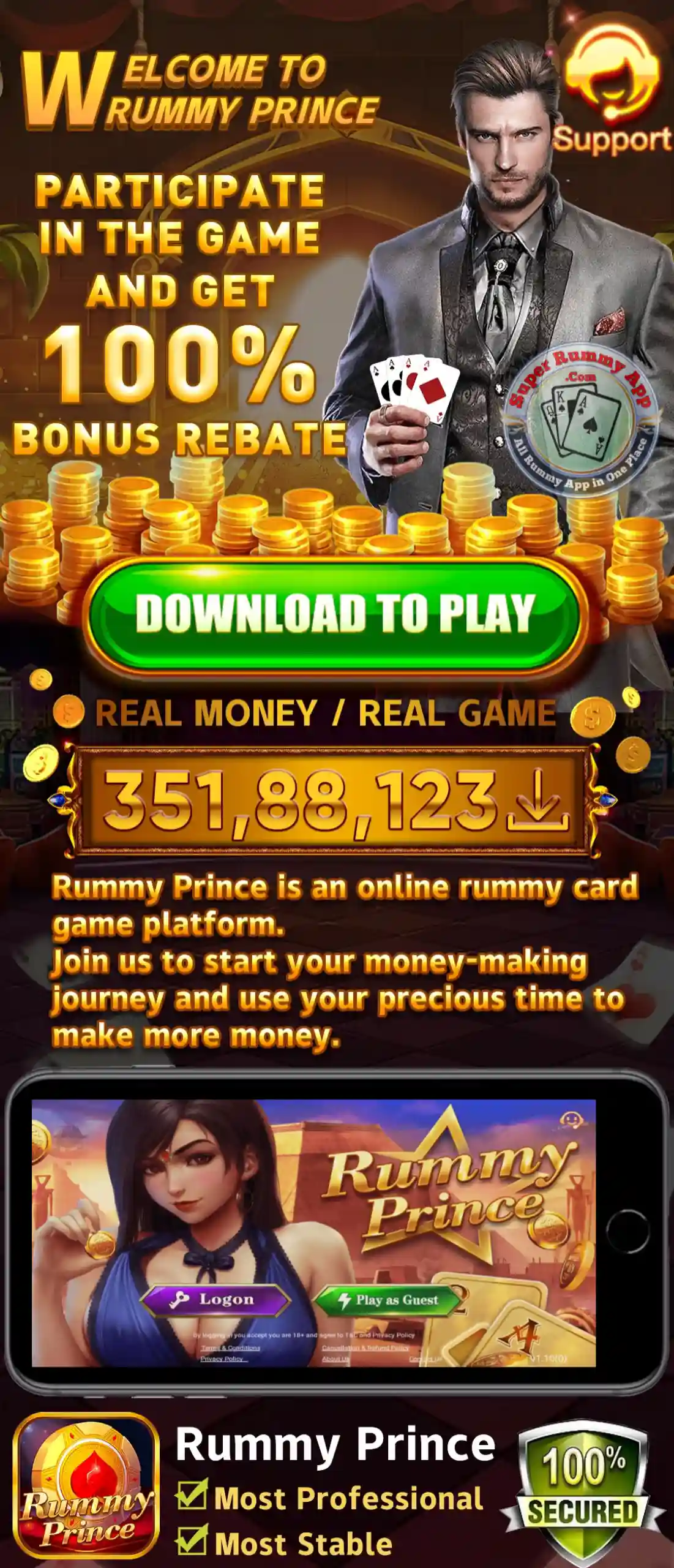 Rummy Prince Apk Download - Super Rummy Apps